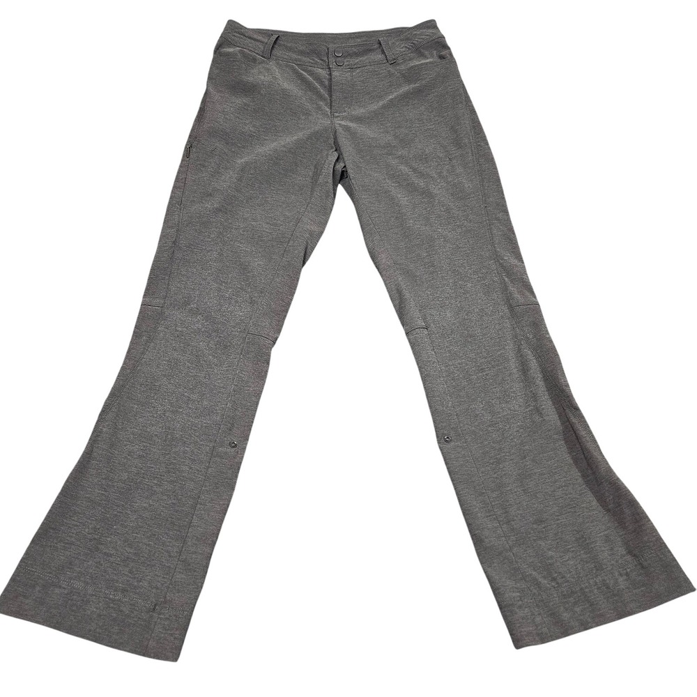 North Face Roll Up Hiking Pants Womens 6 Gray Outdoor Gorpcore Utility Mountain